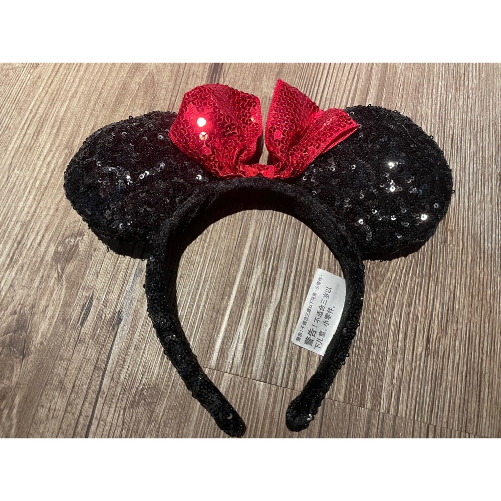 Authentic Disney Parks Sequinned Minnie Mouse Ears